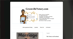 Desktop Screenshot of greenvillenotary.com